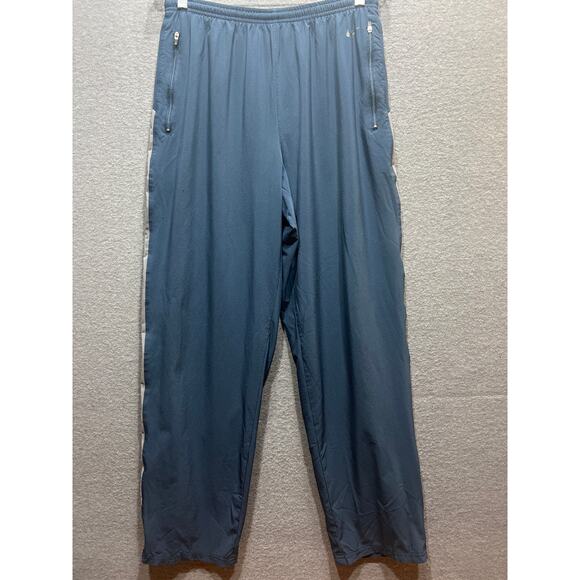 Nike Dri Fit Lightweight Zipper Hems/Logo Basketball Navy Blue Jogger Men Size L - Picture 3 of 15